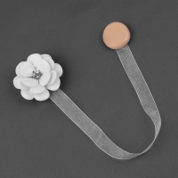 Подхват для штор &laquo;Пион&raquo;, d = 5 см, цвет белый