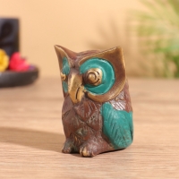 Сувенир бронза "Совёнок" 5х6х6 см