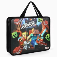 Папка с ручками пластик А4, 75мм 330*260 ПМ-А4-26 ArtFox STUDY