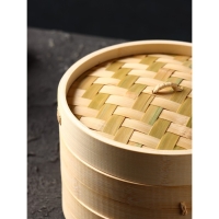 Пароварка Доляна &laquo;Восточная кухня&raquo;, 2 этажа, d=21 см, бамбук