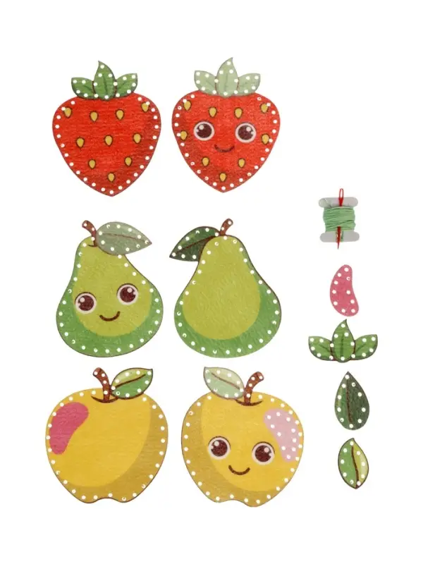 Развивающий набор "Шьем Сами. Фрукты" LIP1411