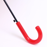 Детский зонт п/авт &laquo;Ягодный принт Клубника&raquo; d = 84 см, R = 42 см, 8 спиц, 68 &times; 10 &times; 8 см