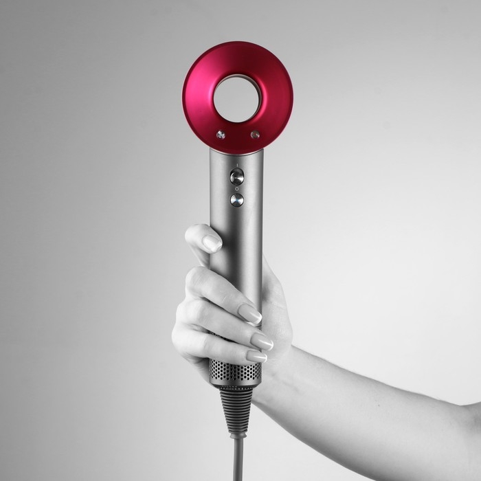 Фен Windigo LF-03, 1250 Вт, 3 температурных режима, 3 скорости, концентратор, серо-розовый