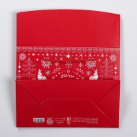 Пакет&mdash;коробка &laquo;Волшебство праздника&raquo;, 23 х 18 х 11 см, Новый год