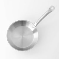 Сковорода из нержавеющей стали Hanna Kn&ouml;vell, d=24 см, h=5 см, толщина стенки 0,6 мм, длина ручки 21,5 см, индукция