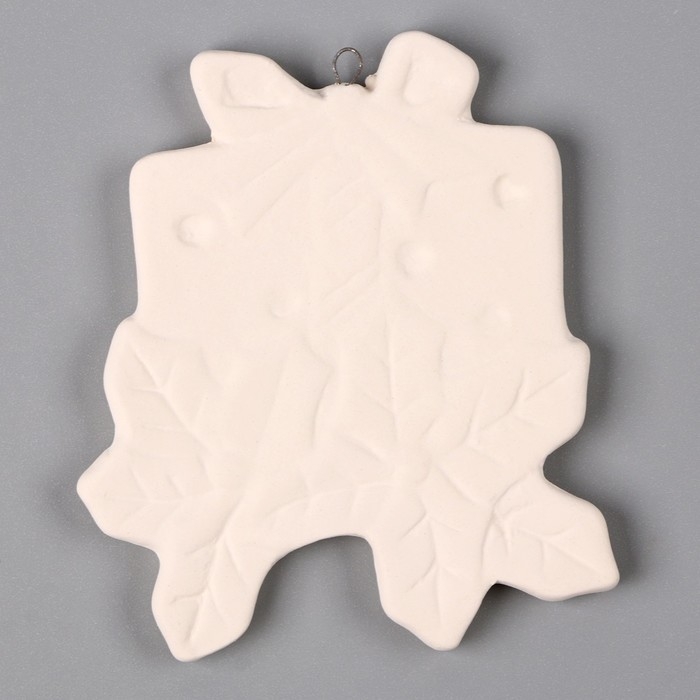 Новый год! Ёлочное украшение под раскраску &laquo;Подарок&raquo; с подвесом, кисть