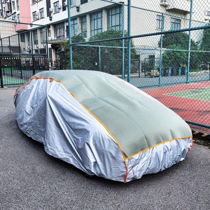 Тент автомобильный с защитой 5 мм, от града, снега, полиэстер, XL, 530&times;180&times;120