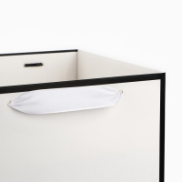 Переноска для цветов с вкладышем для фиксации, &laquo;Счастье&raquo;, белый, 35 х 20 х 20 см