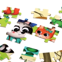 Пазл в металлическом шаре &laquo;Весёлые зверята&raquo;, 54 детали