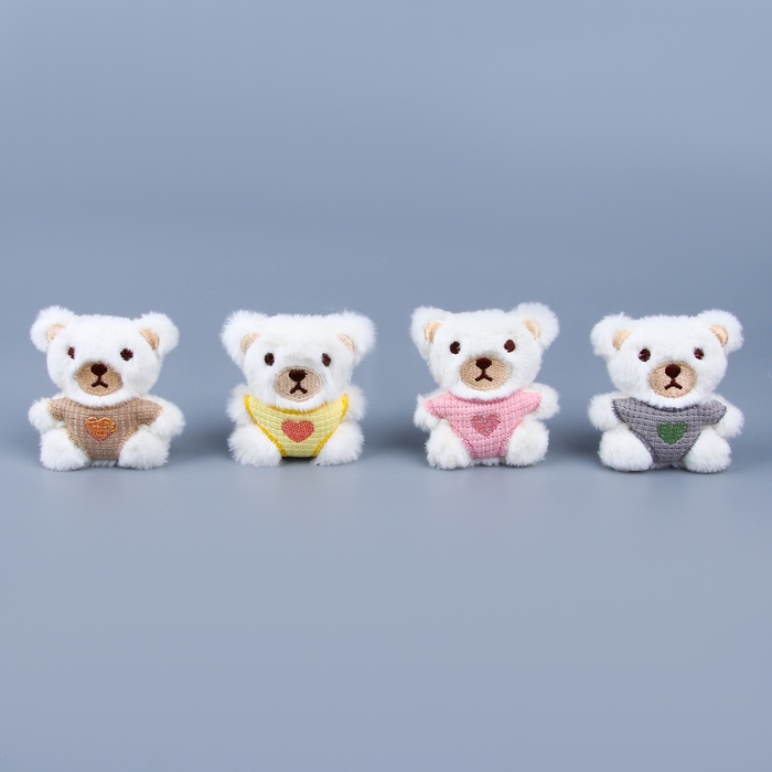 Мягкий магнит &laquo;Медвежонок&raquo;, 6 см, цвет МИКС