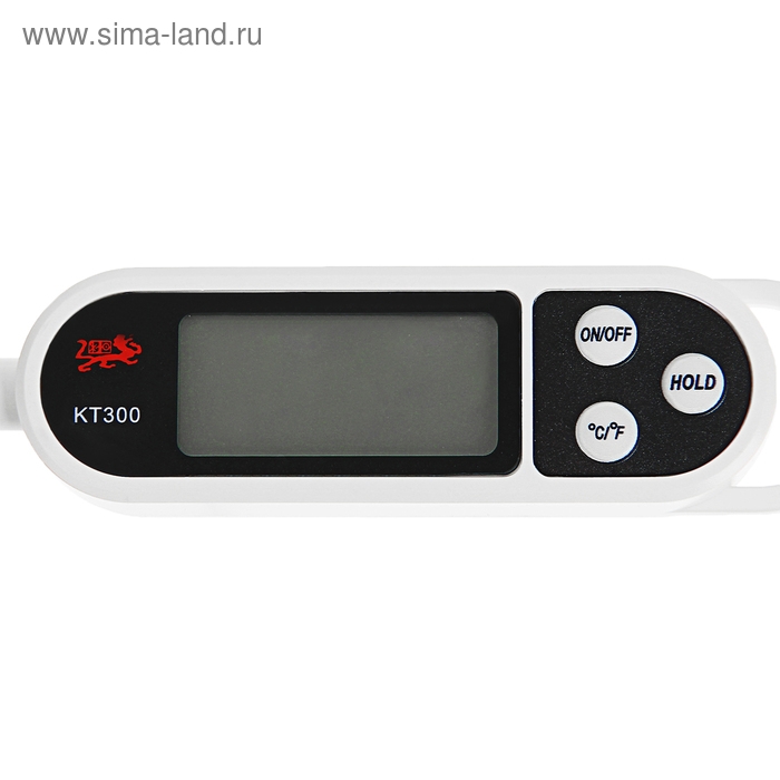 Термометр (термощуп) кухонный Luazon LTR-01, максимальная температура 300 &deg;C, от LR44, белый