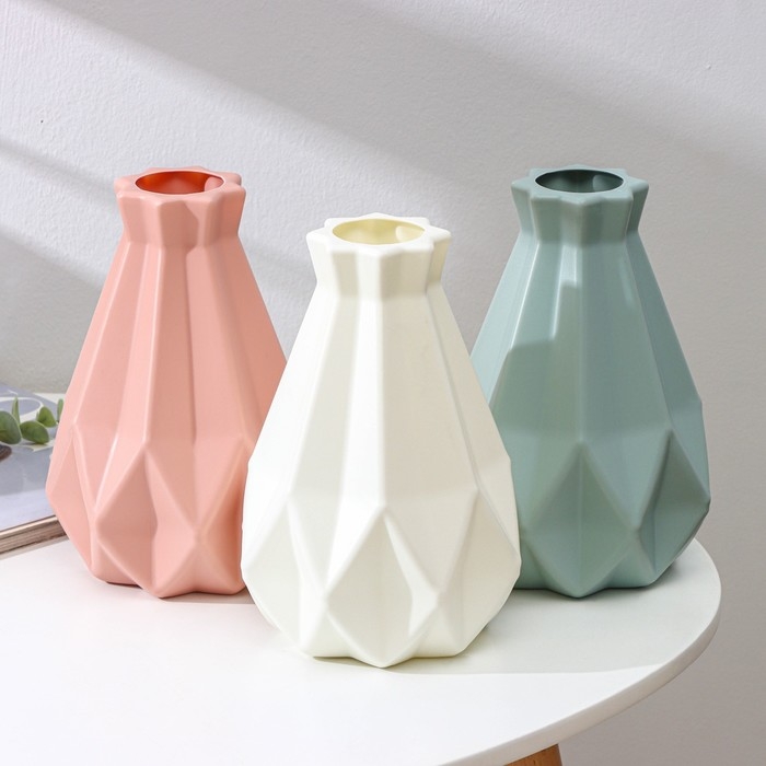 Ваза для цветов, 14&times;20,5 см, 1,4 л, цвет МИКС