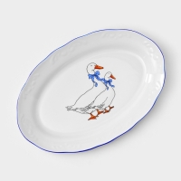 Сервиз фарфоровый столовый &laquo;Гуси&raquo;, 48 предметов