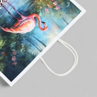 Пакет подарочный  "Тропическое настроение" 31,5 х 25 х 11,5 см, 120 г/м&sup2;