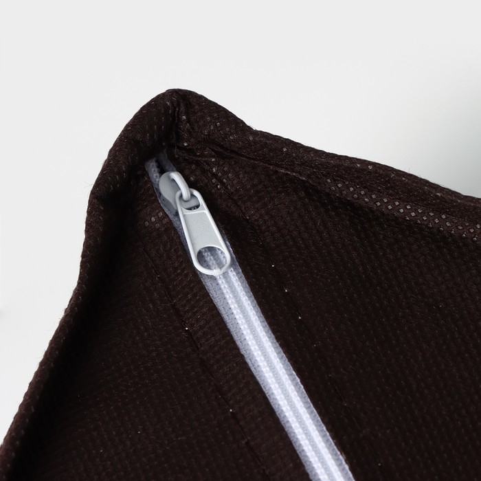 Органайзер для хранения белья Доляна &laquo;Вилли&raquo;, 16 ячеек, 27&times;25&times;10 см, цвет бело-коричневый