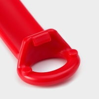 Открывашка Доляна &laquo;Садовод&raquo; для винтовых крышек, 14 см, цвет красный