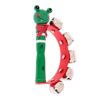 Игрушка музыкальная Бубен &laquo;Звери&raquo; с колокольчиками, МИКС