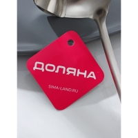 Половник из нержавеющей стали Доляна Bend, 30&times;9 см, цвет серебряный