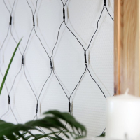 Гирлянда &laquo;Сеть&raquo; 2 &times; 2 м, IP20, тёмная нить, 224 LED, свечение мульти, 8 режимов, 220 В