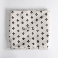 Кофр для хранения вещей &laquo;Ажур&raquo;, 55&times;42&times;25 см, цвет чёрно-молочный