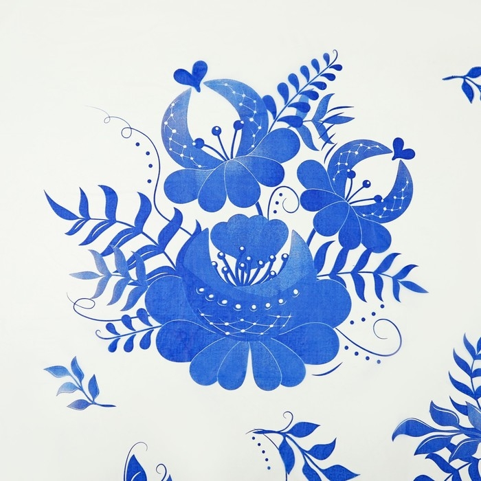 Скатерть без основы одноразовая &laquo;Русские узоры&raquo;, 110&times;220 см, МИКС