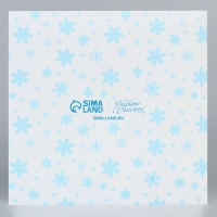 Коробка под 9 конфет &laquo;С Новым годом&raquo;, ботаника, 14.7 х 14.7 х 3.5 см, Новый год