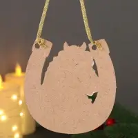 Набор сувениров &laquo;Подкова с Лошадью&raquo;, набор 3 шт., 9&times;9.5 см