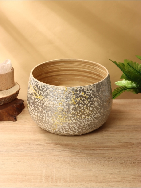 Ваза 25х25х15  +/- 3 см, бамбук