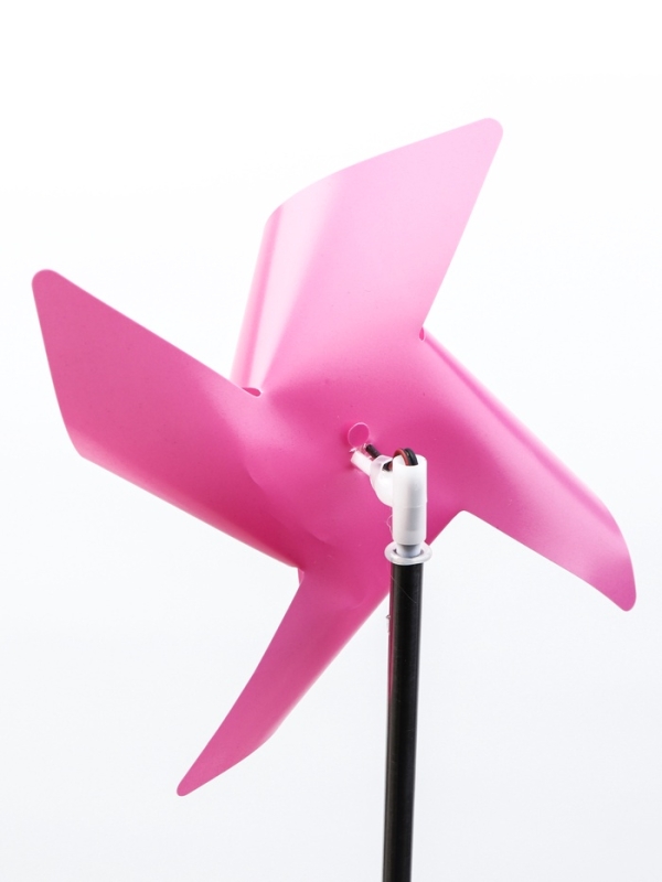 Штекер с подсветкой "Ветерок" розовый, 19х70см
