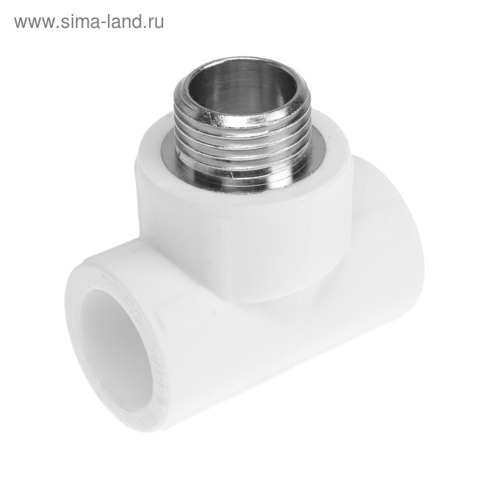 Тройник переходной VALFEX PRO, полипропиленовый, 20 мм х 1/2" х 20 мм, наружная резьба