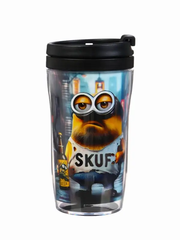 Термостакан детский со вставкой &laquo;Миньон скуф&raquo;, 250 мл