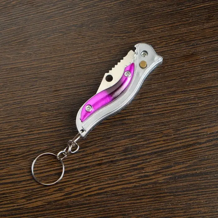 Нож перочинный складной "Тигровый-2", 10.7 см, длина лезвия 45 мм, цвет МИКС