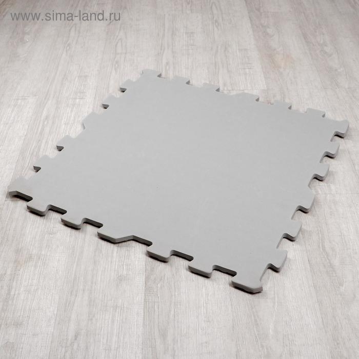 Развивающий коврик-пазл &laquo;Серый&raquo; 60х60х1 см