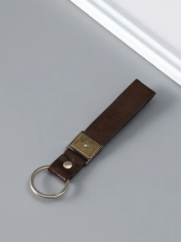 Брелок кожзам "Ремешок со скорпионом" 2,2х10 см