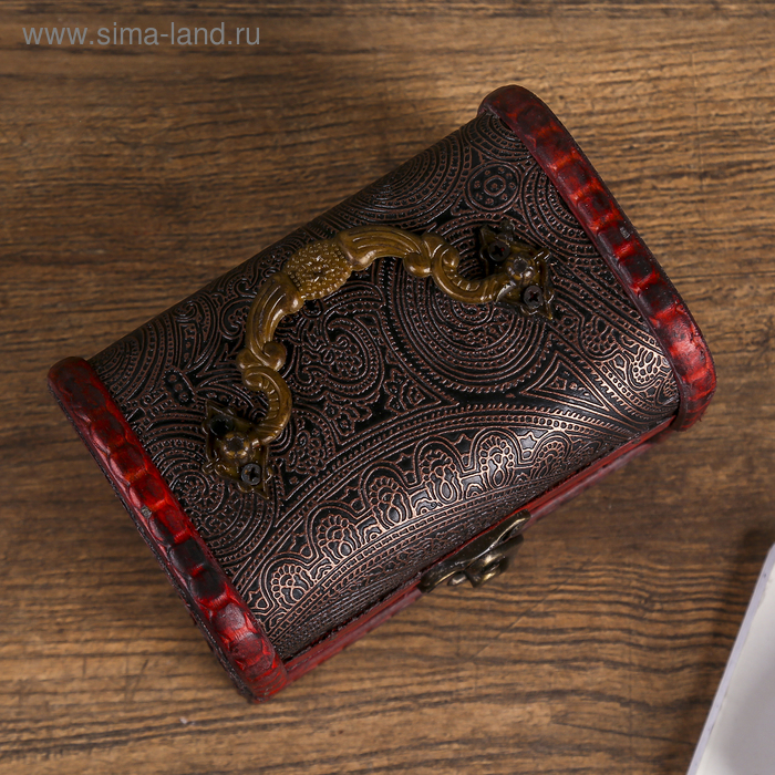 Шкатулка дерево "Лаконичность" 12х8х8 см