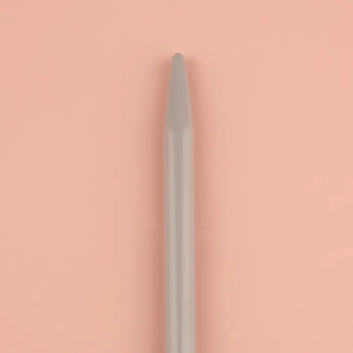 Спицы круговые, для вязания, с тефлоновым покрытием, с пластиковой леской, d=5 мм, 14/80 см