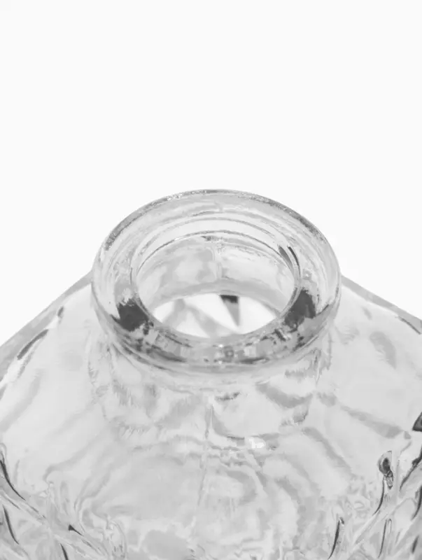 Ваза настольная стекло "Миниатюра" (набор 12 шт) 8-13 см, прозрачный