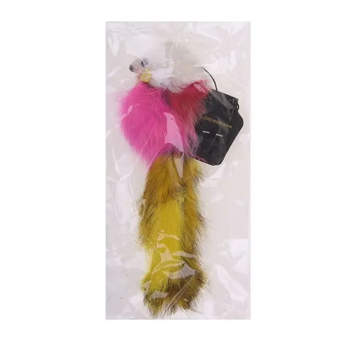 Пушистик на подвеске "Милашка" 4,5 х 4,5 х 12,5 см, цвета МИКС