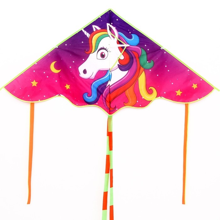 Воздушный змей &laquo;Единорог&raquo; с леской