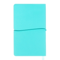 Планинг карманный недатированный, 80 листов, 100х170 мм, deVENTE.Jane, мягкая обложка ПВХ, на резинке, перфорация, ляссе, блок 70%, бирюзовый