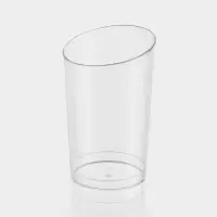 Стакан пластиковый одноразовый &laquo;Конический экстра&raquo;, 150 мл, прозрачный