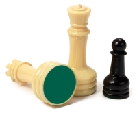 Шахматы 30 х 30 см, король h-5.6 см, d-2.3 см, доска и фигуры пластик