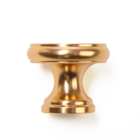 Ручка-кнопка CAPPIO PK321, d=24 мм, цвет золото, 8 шт.