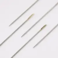 Иглы швейные №1/5, d=0.93 мм, 5 см, с золотым ушком, 10 шт.