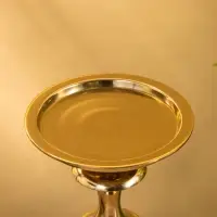 Подсвечник "Эйфория" алюминий 12х12х23 см