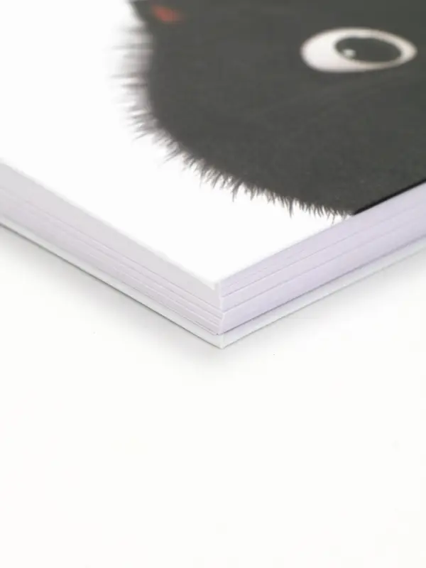 Скетчбук в твердой обложке на гребне А5 80 л 100 г/м "Котик"