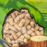 Наполнитель для мелких животных древесный 6мм, 3л, серия LITTLE VILLAGE