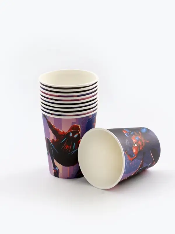 Стакан одноразовый 250 мл, набор 10 шт, Паук