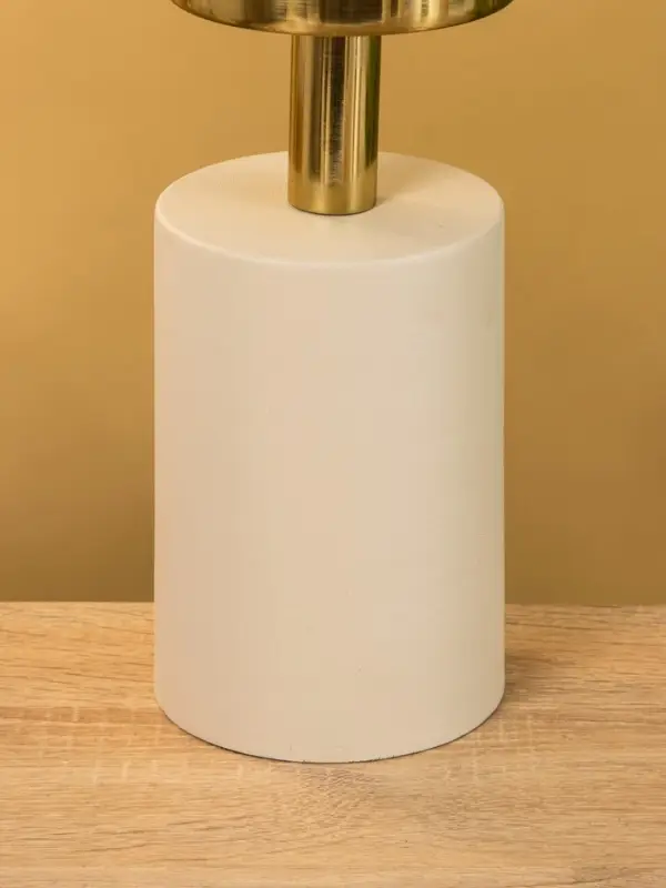 Подсвечник на 1 свечу "Кубок" фисташка с золотом 10х10х28,5 см