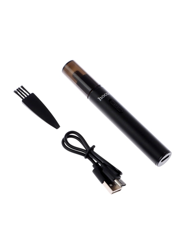 Тример для носа/ушей Hoco HP34, зарядное устройство, щетка для чистки, чехол, черный